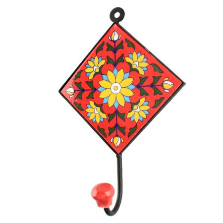 Sunflower Ceramic Tile Hook